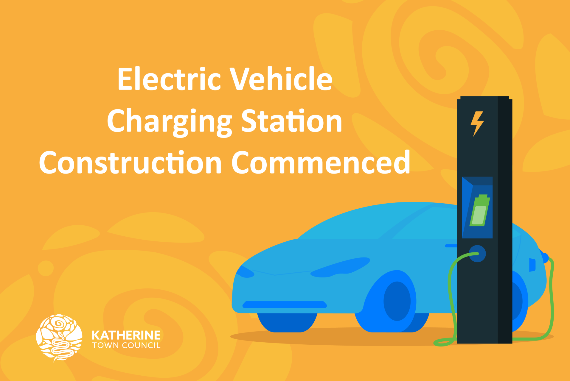 Media Release - Electric Vehicle Charging Station Under Construction at
