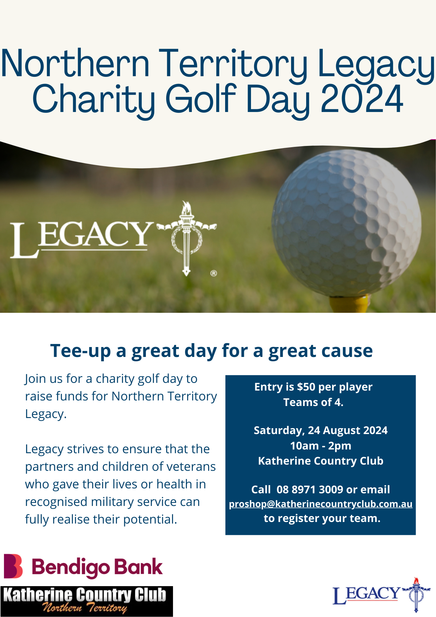 NT Legacy Charity Golf Day