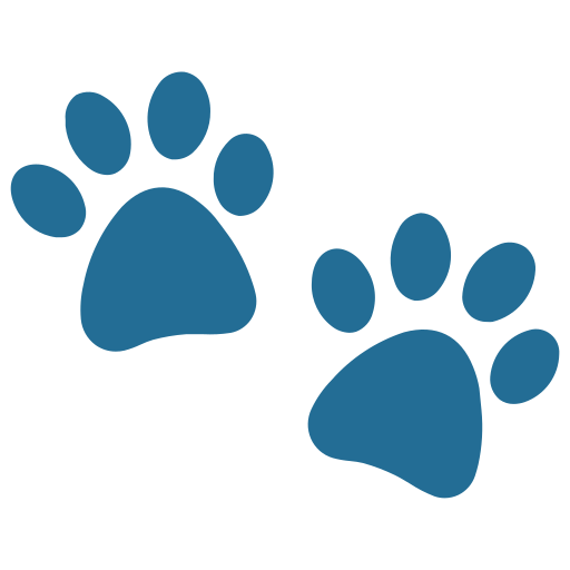 Dog exercise area icon