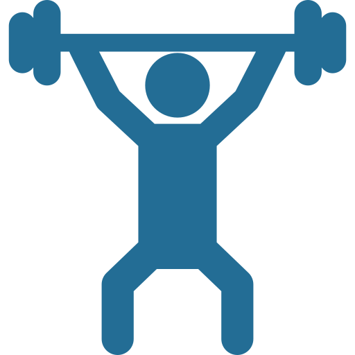 Exercise equipment icon