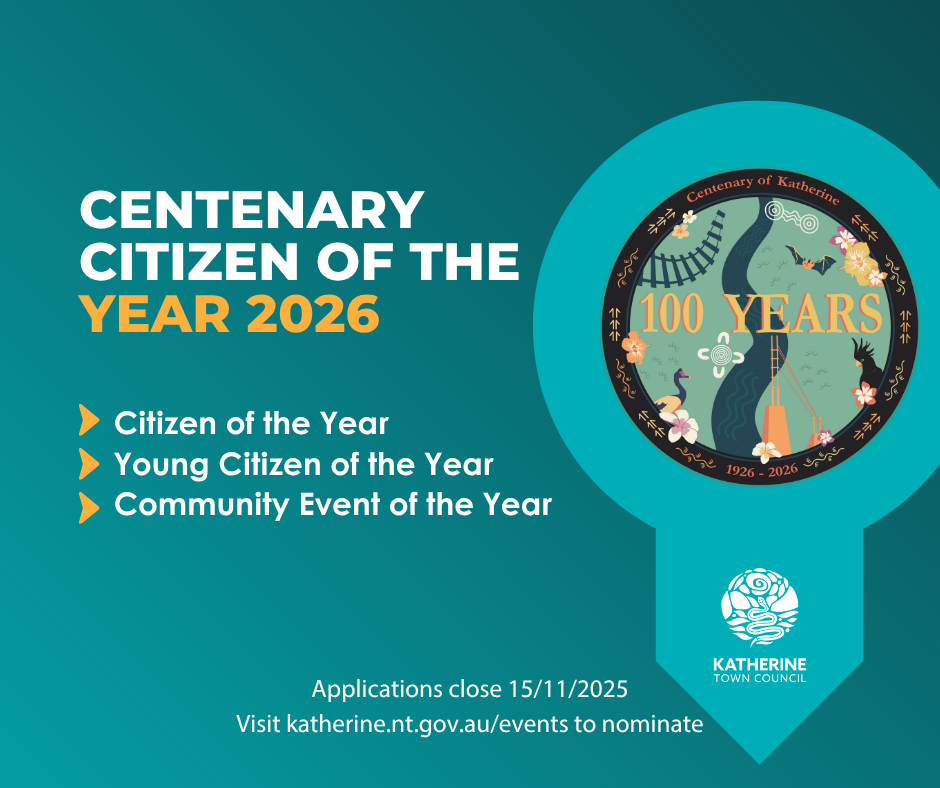 Katherine Centenary Citizen of the Year 2026