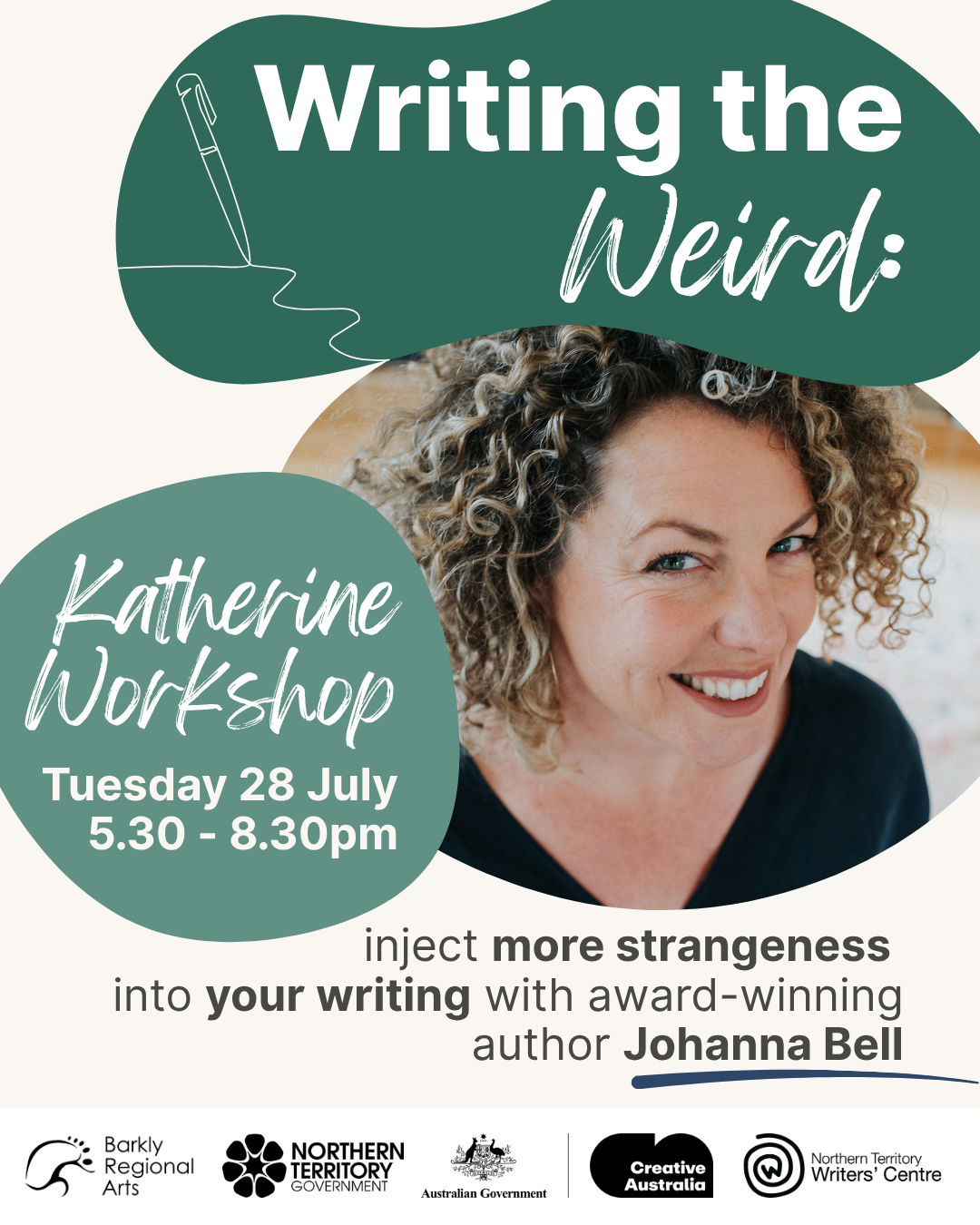 Writing the Weird. Writing workshop with Johanna Bell