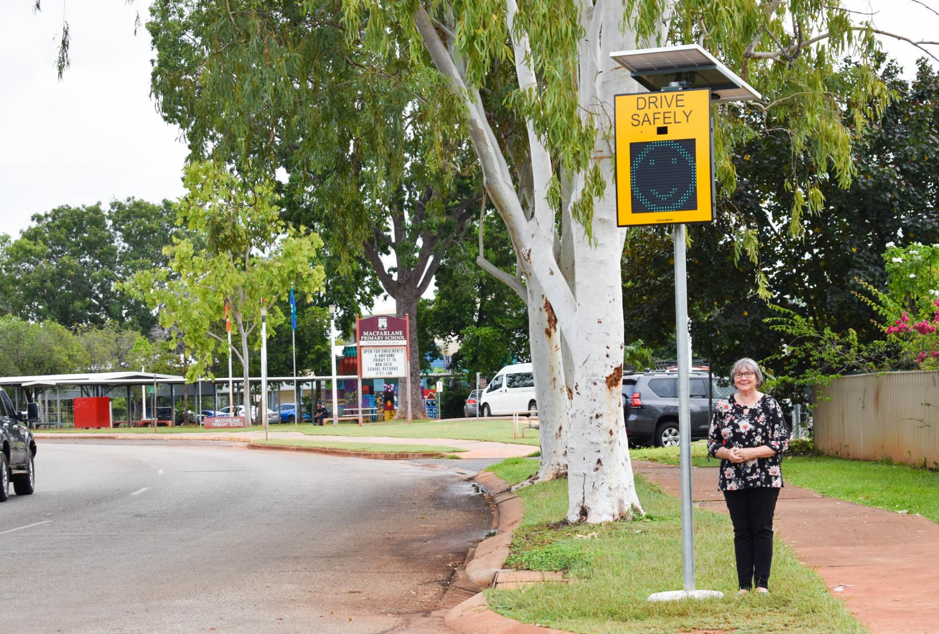 Speed signs installed near Katherine schools