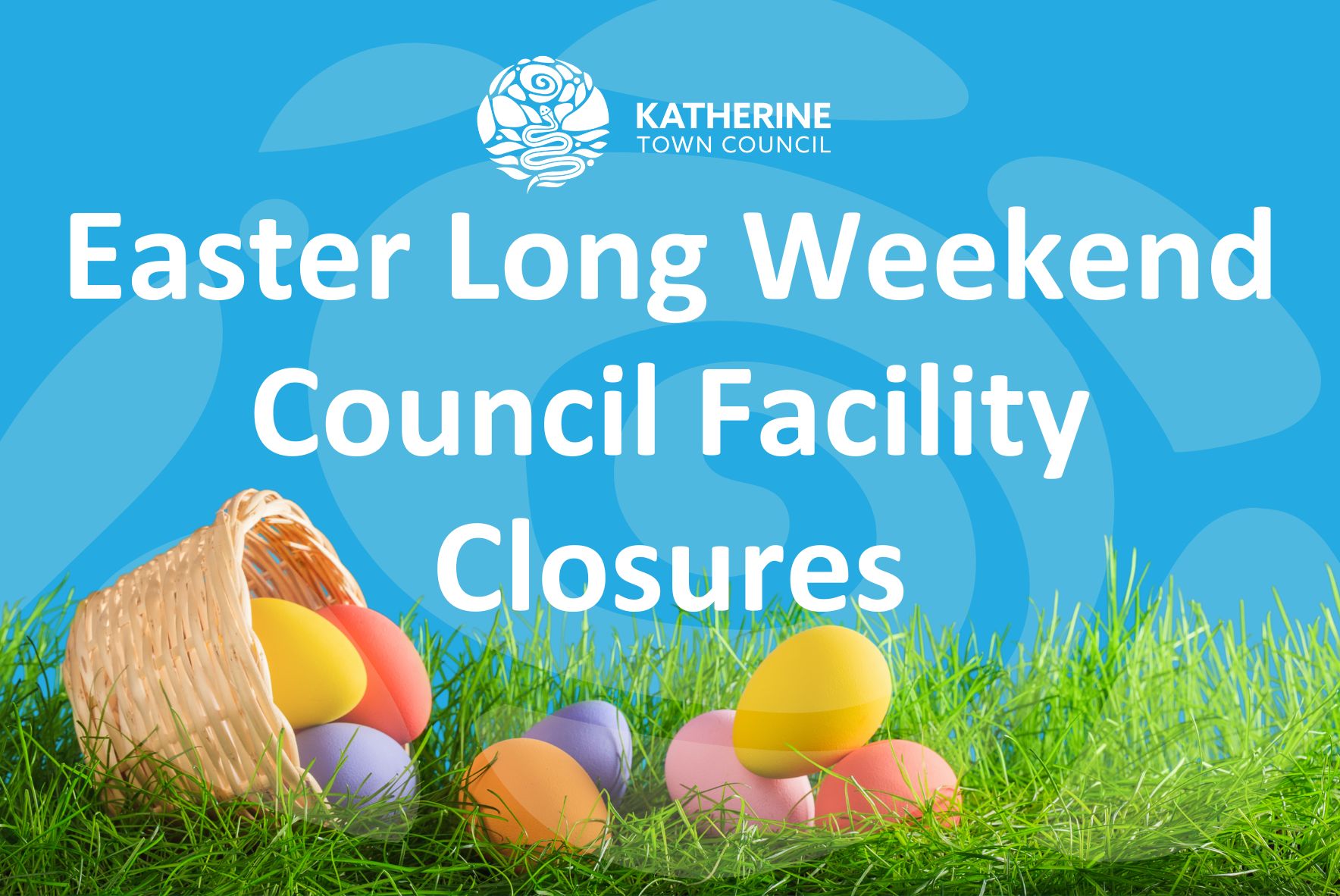 Easter long weekend council facility closures